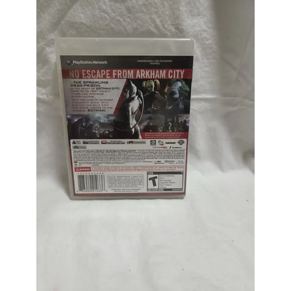 Batman Arkham City Sony Playstation 3 PS3